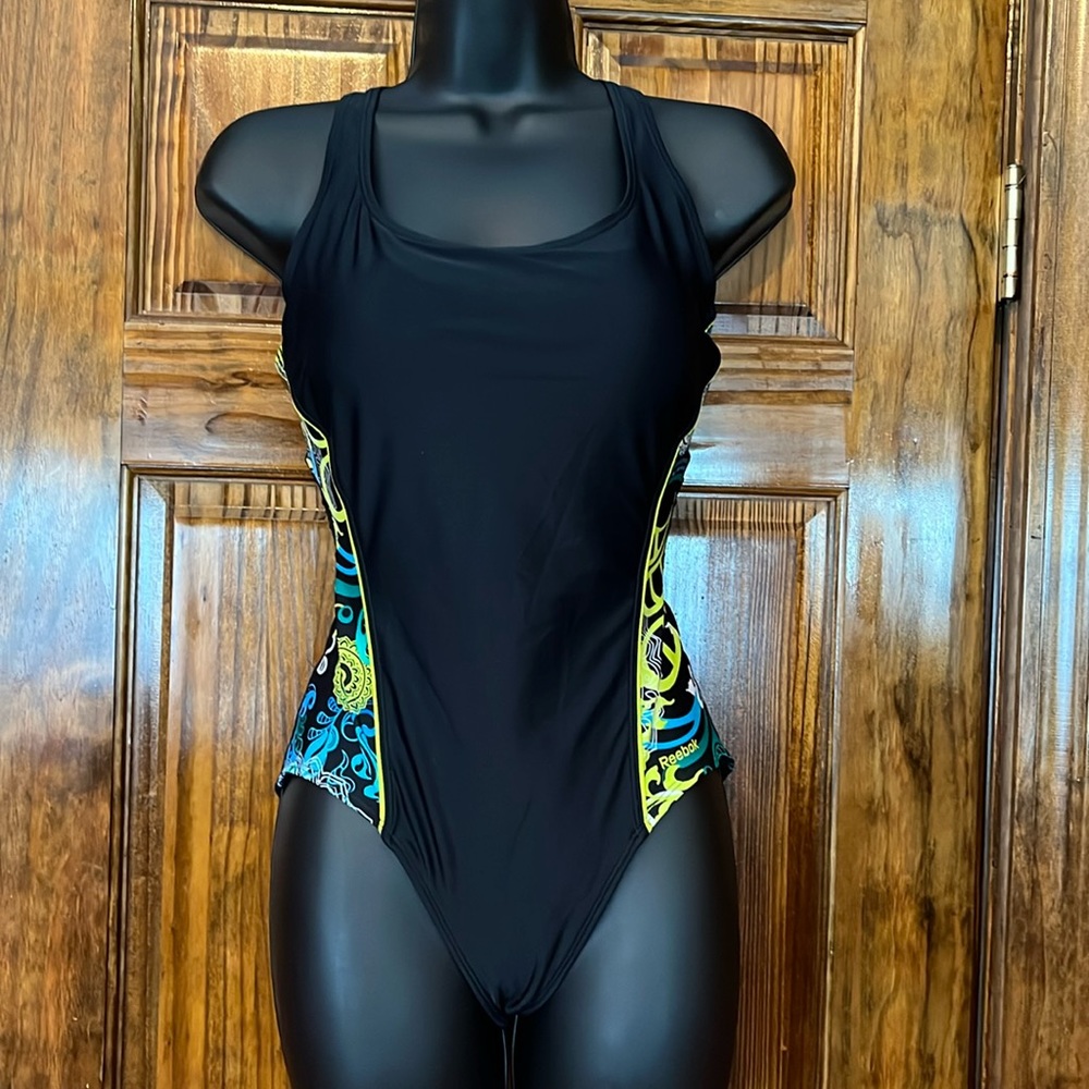 Reebok Racer Back One Piece Swimsuit
